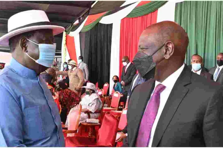 New Opinion Poll Places Raila Ahead of Ruto in the 2022 Presidential Race 