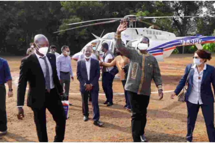 Raila in India for His Daughter Rosemary Odinga's Treatment