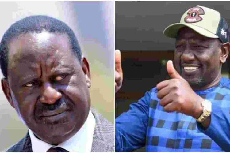 Ruto Leads Raila in the Latest Opinion Poll 