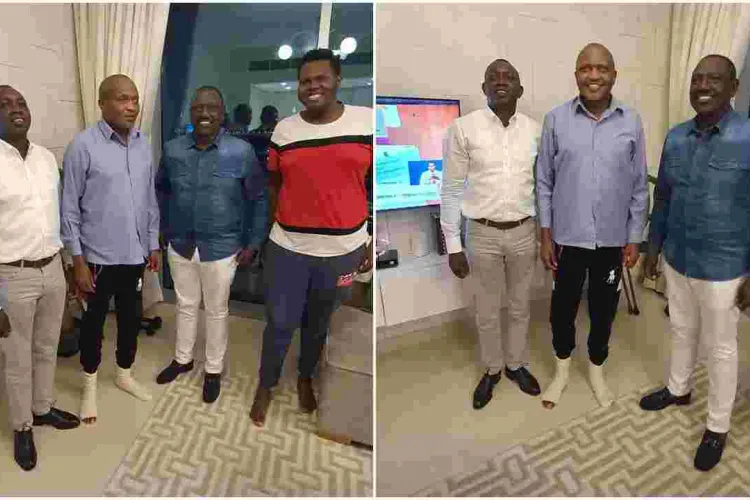 Deputy President William Ruto Visits MP Moses Kuria in Dubai 
