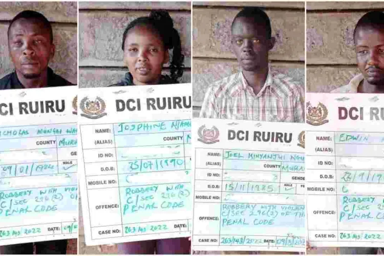 Detectives Arrest Four Suspects Linked to Thika Superhighway Abductions