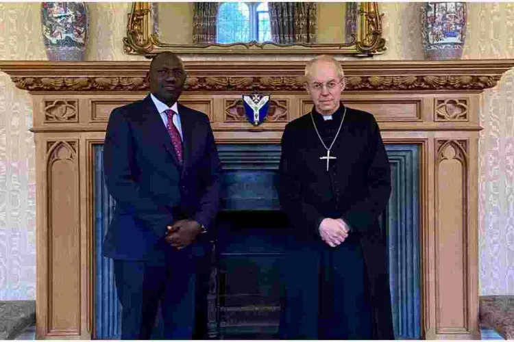 Ruto Meets Archbishop of Canterbury Justin Welby in London
