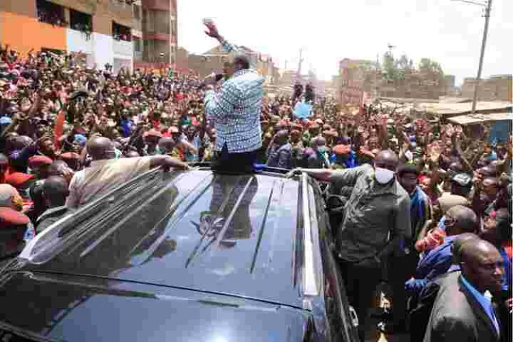 President Uhuru Drums Up Support for Raila and Azimio in Nairobi 