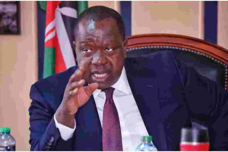 CS Matiang’i Says Attack On Raila’s Chopper was Planned and Funded