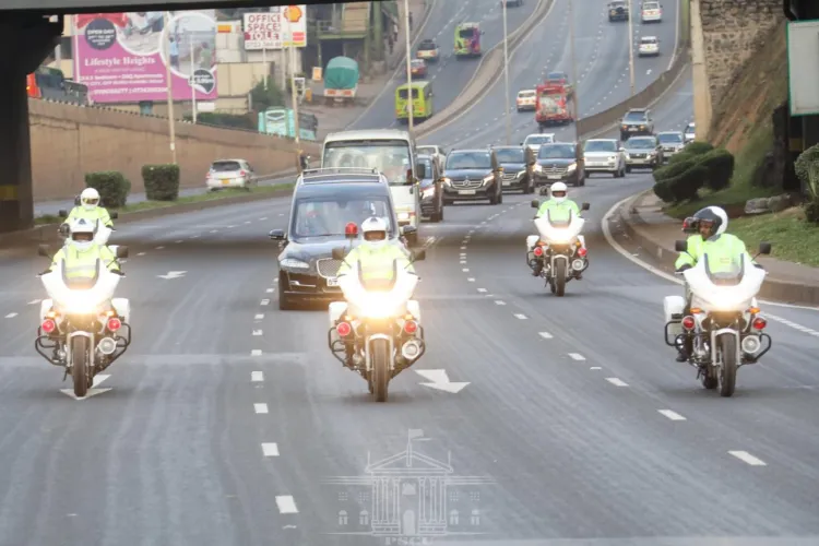 Kibaki’s Body Escorted to Nyeri by Road Ahead of Burial 