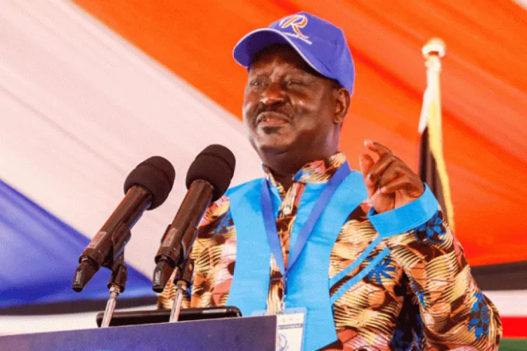 Raila Pledges to Free All Petty Offenders and Go After Graft Lords if Elected President 