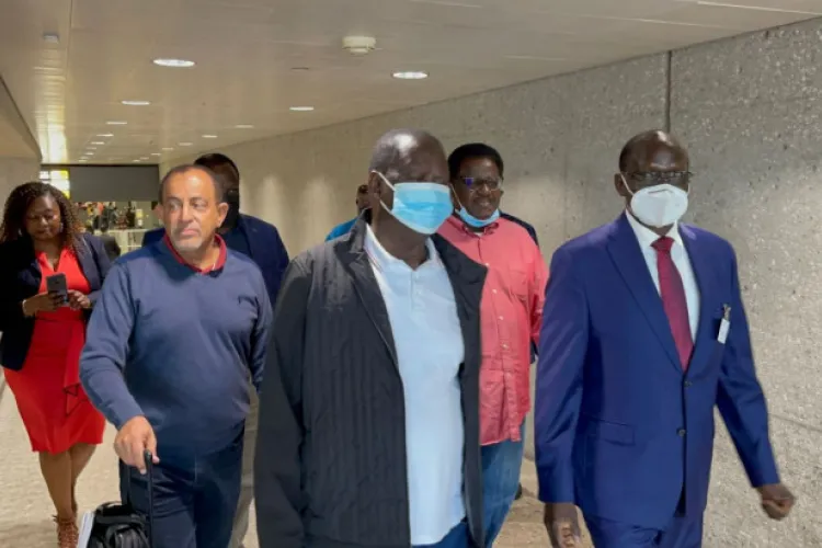 Raila, His Entourage Land in the US Ahead of a Week-Long Tour 