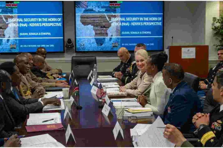 Kenya, US Defense Chiefs Hold Bilateral Talks at the Pentagon