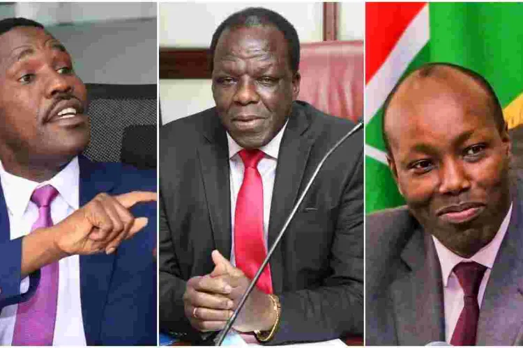 Peter Munya, Lee Kinyanjui and Wycliffe Oparanya Added to Raila's Running Mate Shortlist 