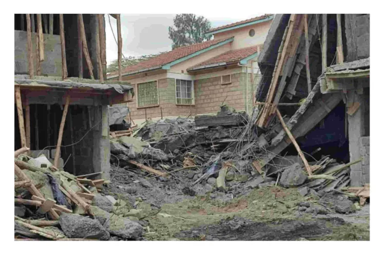 Five People Feared Dead After Building under Construction Collapses in Kitengela 