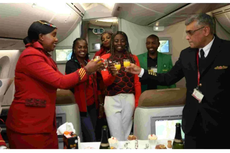 Kenya Airways Honors Tennis Star Angella Okutoyi After Historic Wimbledon Win