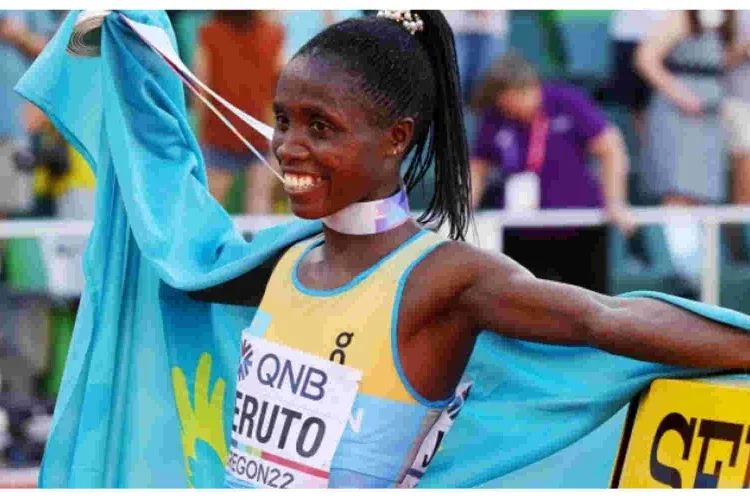 Norah Jeruto Wins Gold for Kazakhstan in Oregon, Months After Renouncing Kenyan Citizenship 