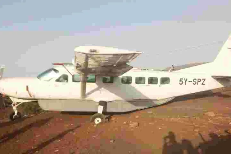 Scare as Plane Carrying Azimio Leaders Skids Off Runway at Kakuma Airstrip 