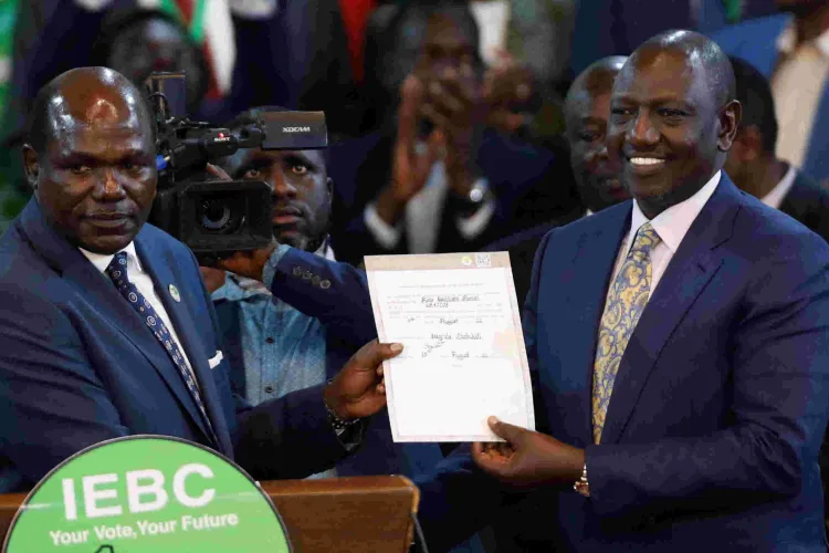 Ruto Declared President-Elect After Attaining 7.1 Million Votes 