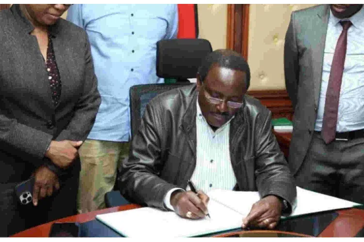 Kalonzo Musyoka Joins Race for the National Assembly Speaker Post