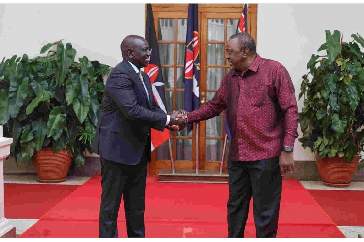 Uhuru Finally Congratulates President-Elect William Ruto