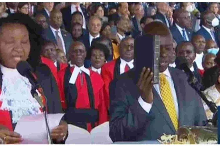 Gachagua Takes Oath as Kenya’s Second Deputy President 