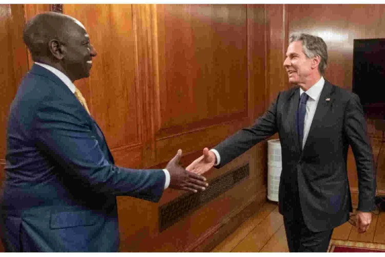 Ruto Holds Talks with US Secretary of State Anthony Blinken in New York