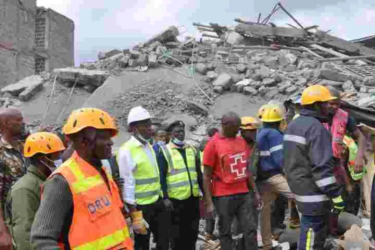 Three People Killed After a Six-Storey Building Collapses in Kiambu Town 