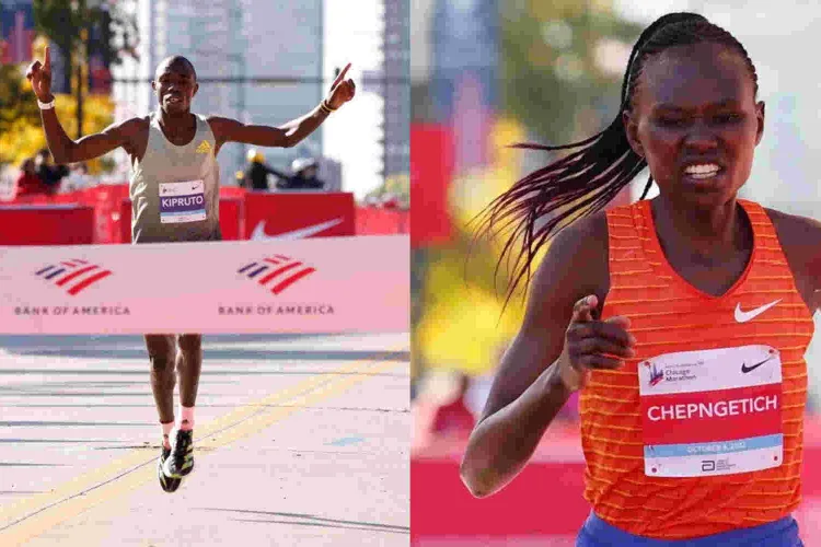 Kenyans Ruth Chepngetich and Benson Kipruto Win 2022 Chicago Marathon