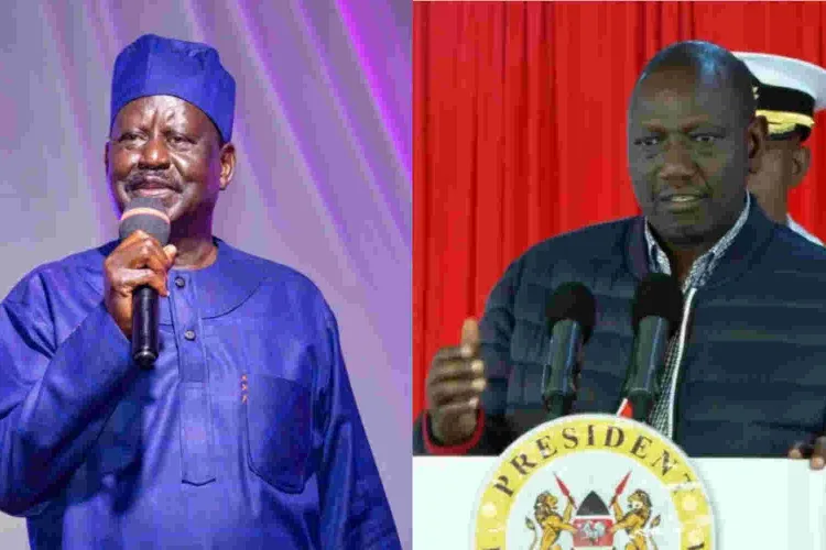 President Ruto Tells Off Raila for Opposing Proposal to Increase Pension Contributions 