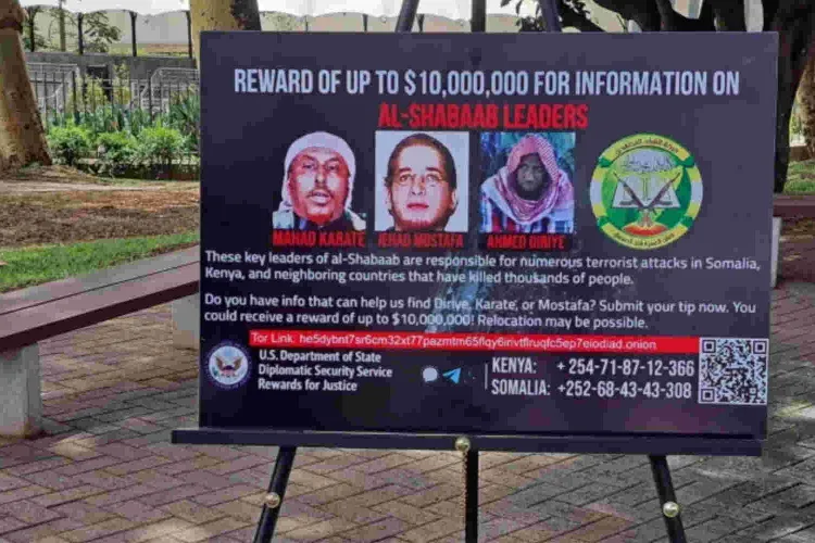 US Offers a $10 Million Bounty on Three Al-Shabaab Leaders Responsible for Attacks in Kenya 