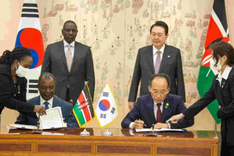 Kenya Secures Sh120 Billion from South Korea to Fund Development Projects