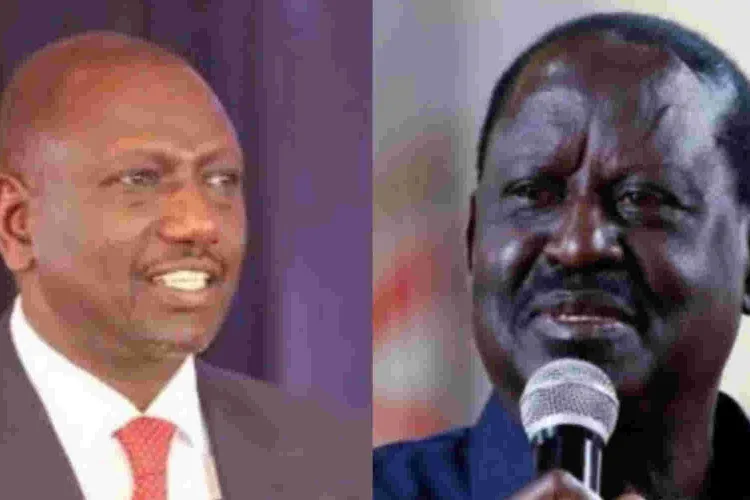 President Ruto and Raila Clash on Twitter Over IEBC Commissioners’ Ouster Bid 