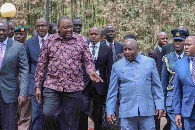 Ruto, Uhuru Meet in Public for the First Time Since Inauguration Day