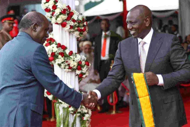 Ruto Awards IEBC Chair Wafula Chebukati with Second Highest National Honor