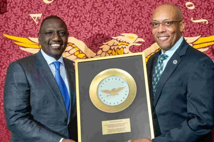 President Ruto Inducted into the American Academy of Achievement