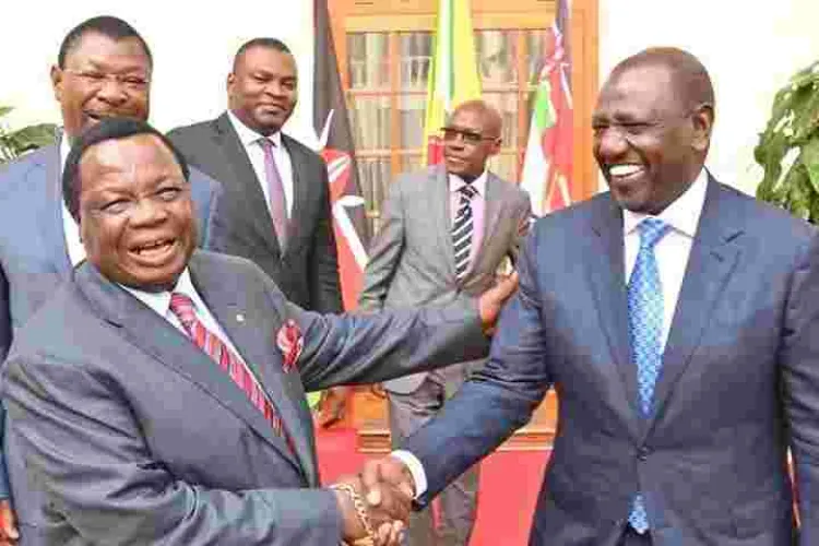 President Ruto Meets Cotu Secretary-General Francis Atwoli at State House