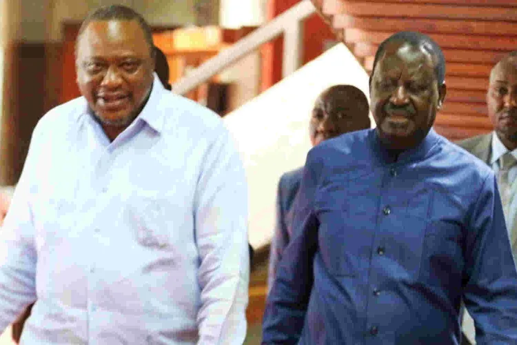 Raila Responds to Reports of Uhuru Resigning from Azimio Coalition 