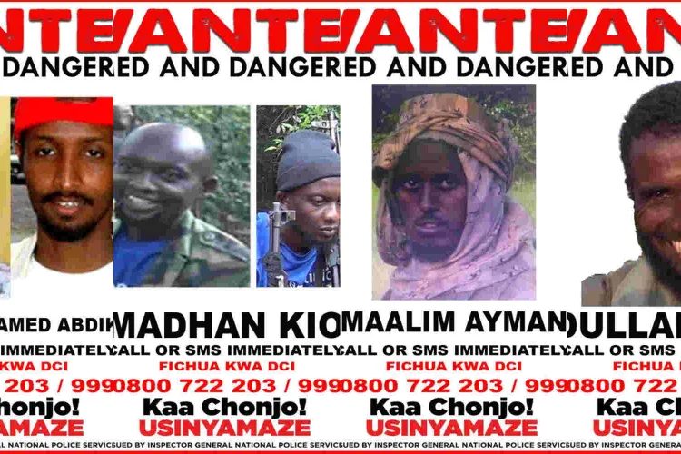 DCI Seeks Public's Help to Capture Al-Shabaab Terror Suspects Linked to Attacks in Kenya