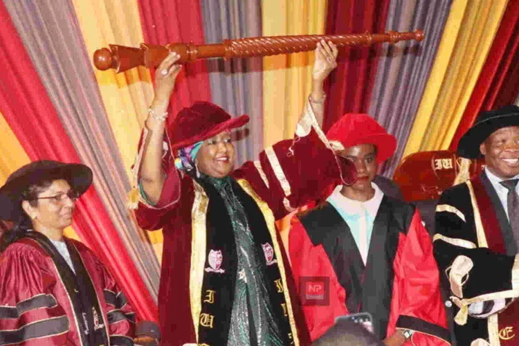 Former CS Amina Mohamed Appointed Chancellor of International University of East Africa