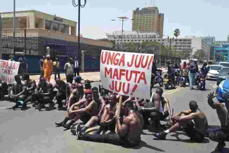 Comedian Eric Omondi Arrested While Leading a Protest Outside Parliament