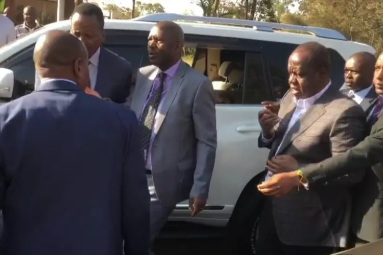 Matiang’i Leaves DCI Headquarters After Six Hours of Grilling 