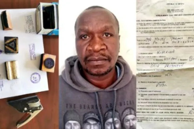 Man Arrested for Issuing Fake Gun Licenses to Kenyans 