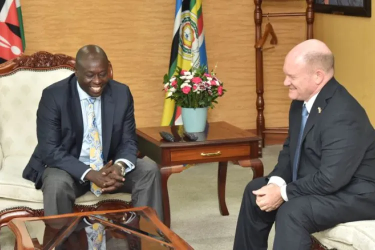 US Senator Chris Coons in Kenya for Talks with Political Leadership 