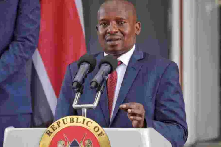 Mackenzie Will Be in Jail for a Lifetime - CS Kithure Kindiki 