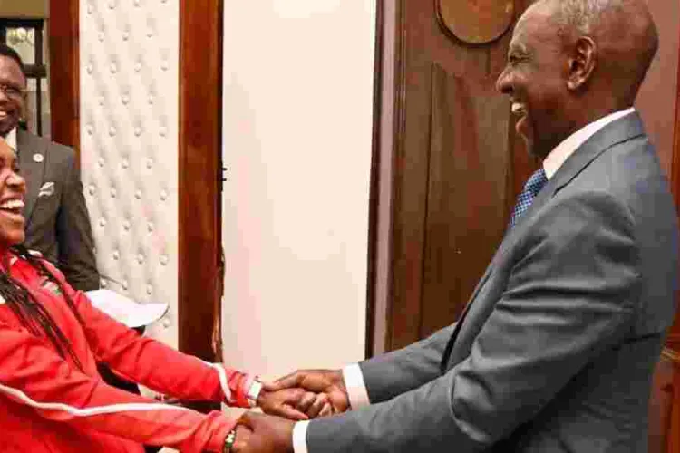 President Ruto Hosts Omanyala, Kipyegon for Breakfast at State House