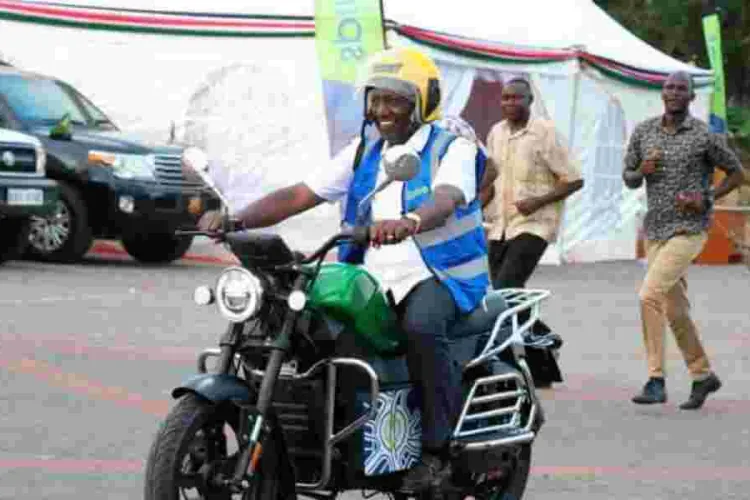President Ruto Launches Electric Boda Bodas in Mombasa