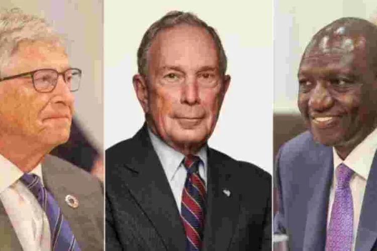 Ruto Meets US Billionaires Bill Gates, Michael Bloomberg