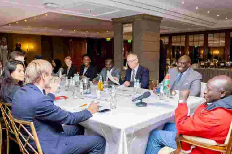 Gachagua Holds Talks With Youthful Investors in Germany