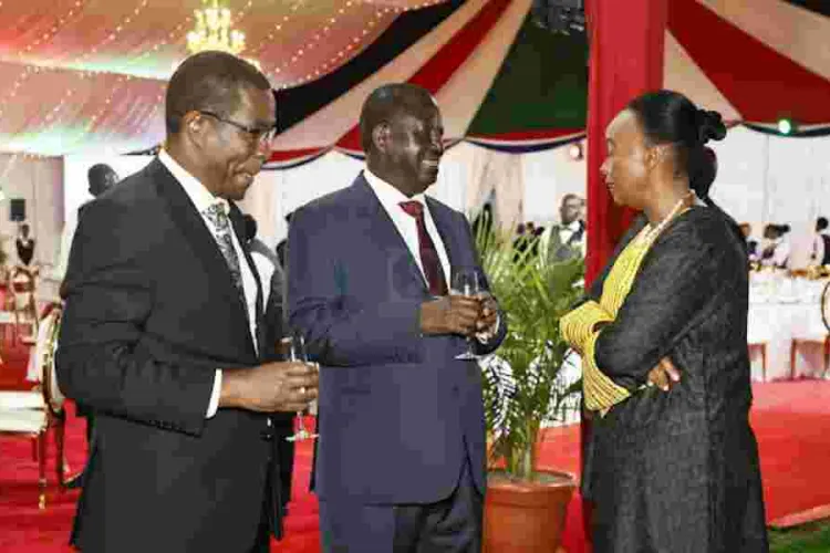Raila Joins Leaders at State House for Banquet