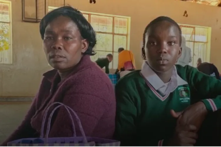 Samburu Girl Reports to Form One with Just a Bag and Pencil