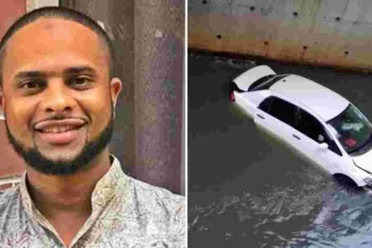 Former KTN Presenter Jamal Gaddafi Cheats Death as Car Swept Away in Westlands Deluge