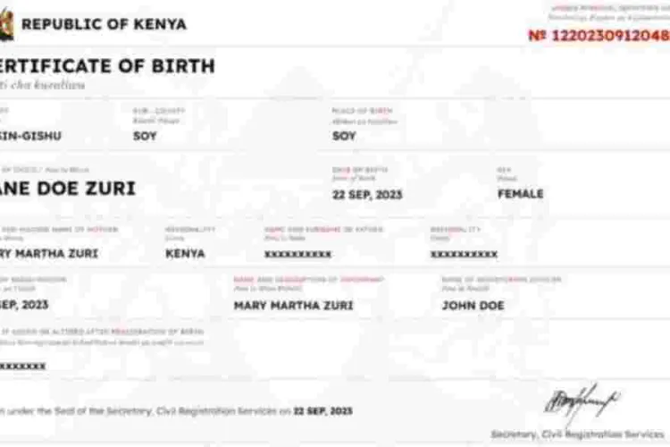 Kenyan Govt Urges Diaspora to Register Birth Certificates for Children Born Overseas