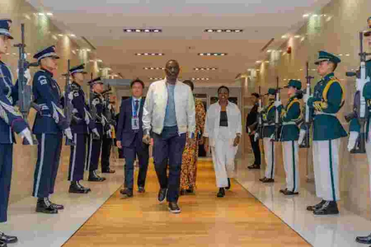 President Ruto lands in Seoul for Korea-Africa Summit