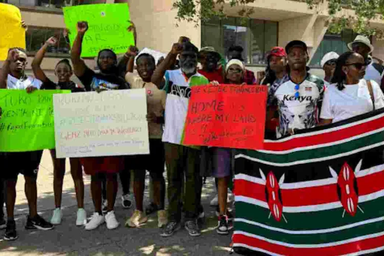 Kenyan Diaspora in Dallas, USA Voices Opposition to Finance Bill 2024